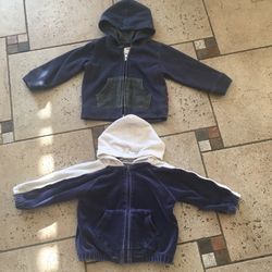 EUC baby boy hoodie jacket bundle size 18m