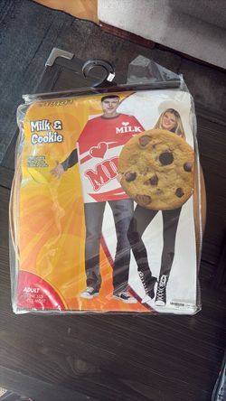 Milk and cookies adult costume