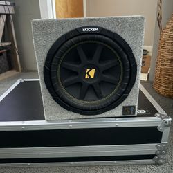 Kicker 10” Subwoofer in Box (Car Audio Bass)