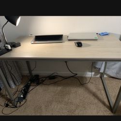 Maple color 48 inch computer desk