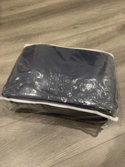 Queen Size 7-Piece Premium Bed-in-a-Bag Set – navy blue 003