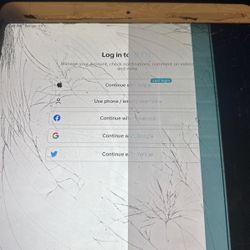 iPad With Tic Tok