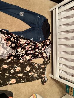 Maternity dresses and 1 jean