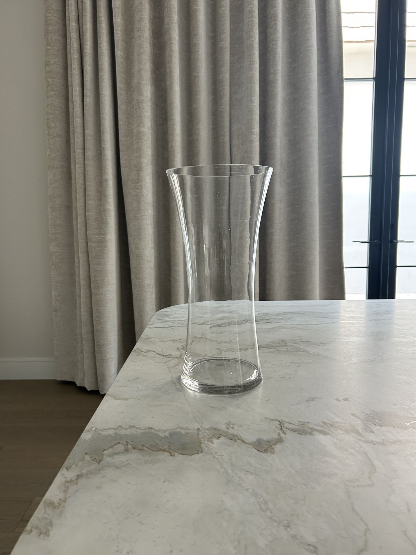 Extra Large Clear Glass Vase 