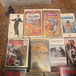 VHS and Dvd