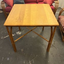 MCM Heywood and Wakefield Tiki Dining Table - Small (cafe Size)