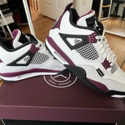 Air Jordan 4 Retro x Paris Saint-Germain Bordeaux 2020. Size 11