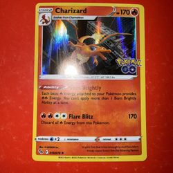 Pokémon TCG Pokémon Charizard Charizard Holo Rare Holo Pokemon GO (PGO) NM