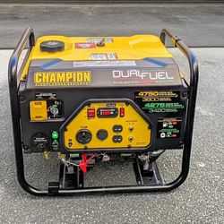 CHAMPION 4750 dual Fuel Generator 