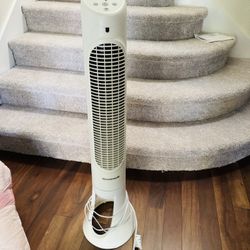 Honeywell QuietSet 5 Speed Oscillating Tower Fan White