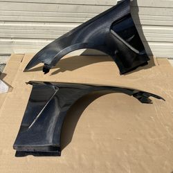 2015 2016 2017 Ford Mustang Carbon Creations GT350 Look Carbon Fiber Fenders - 2 Piece - Part # 115443  Bumper Body Kit