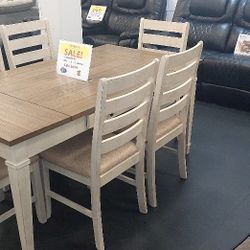 Jessica Dining Table W/6 Chairs---$699---Wow!!!---No Credit Needed 