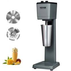 Milkshake Machine, 375W Milkshake Maker Mixer, Single Head Drink Mixer Blender Machine, 3-Speed Milkshake Blender with 820ml Stainless Steel Cup for C
