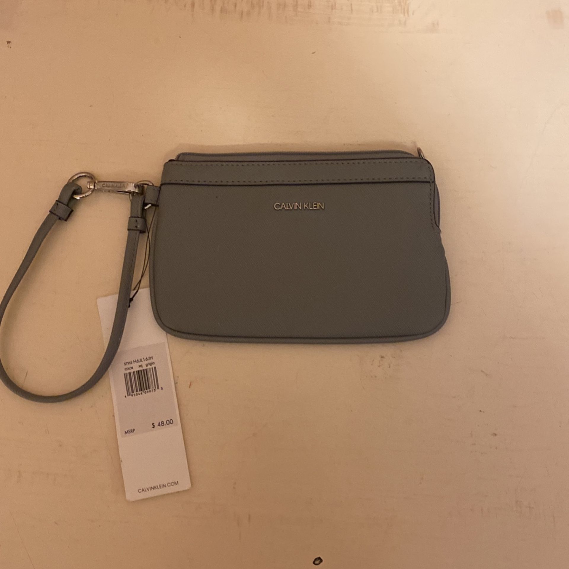 Calvin Klien Grey Wristlet Wallet $5 C My Other Wallets Ty