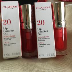 New Clarins Lip Comfort Oil 