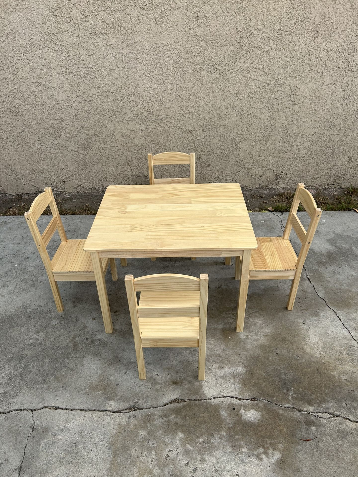 Kids Table & 4 Chairs Set, Toddler Table & Chairs, Kids Activity Table For Classroom, Playroom