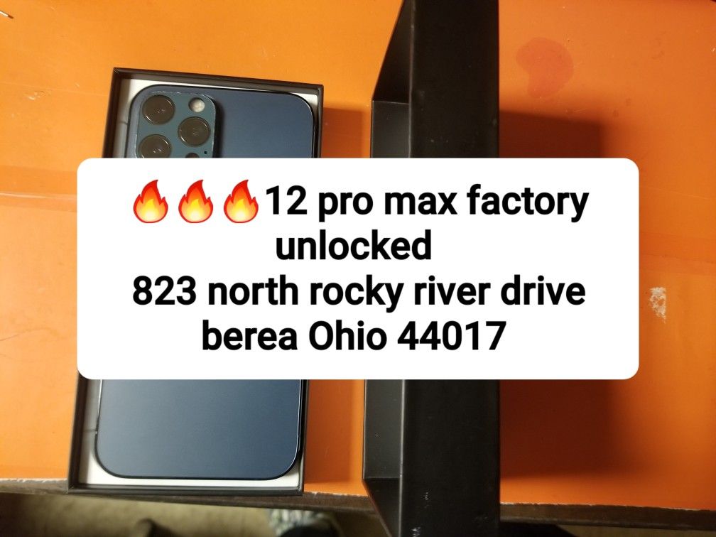 iPhone 12 Pro Max Factory unlocked