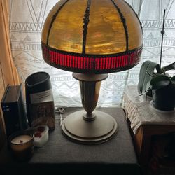 Antique lamp, solid brass