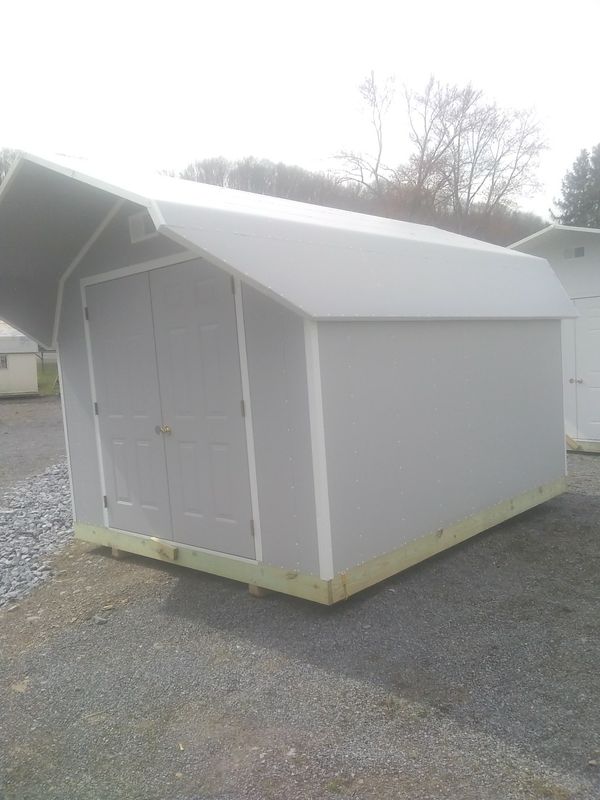 10x12 Insulated Metal Storage Building Portable Shed Mouse 