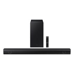 SAMSUNG HW-B450 2.1ch Soundbar w/Dolby Audio, Subwoofer Included, Bass Boosted, Wireless Bluetooth TV Connection,