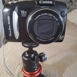 Canon camara  powershot SX120 IS  10x optical zoom