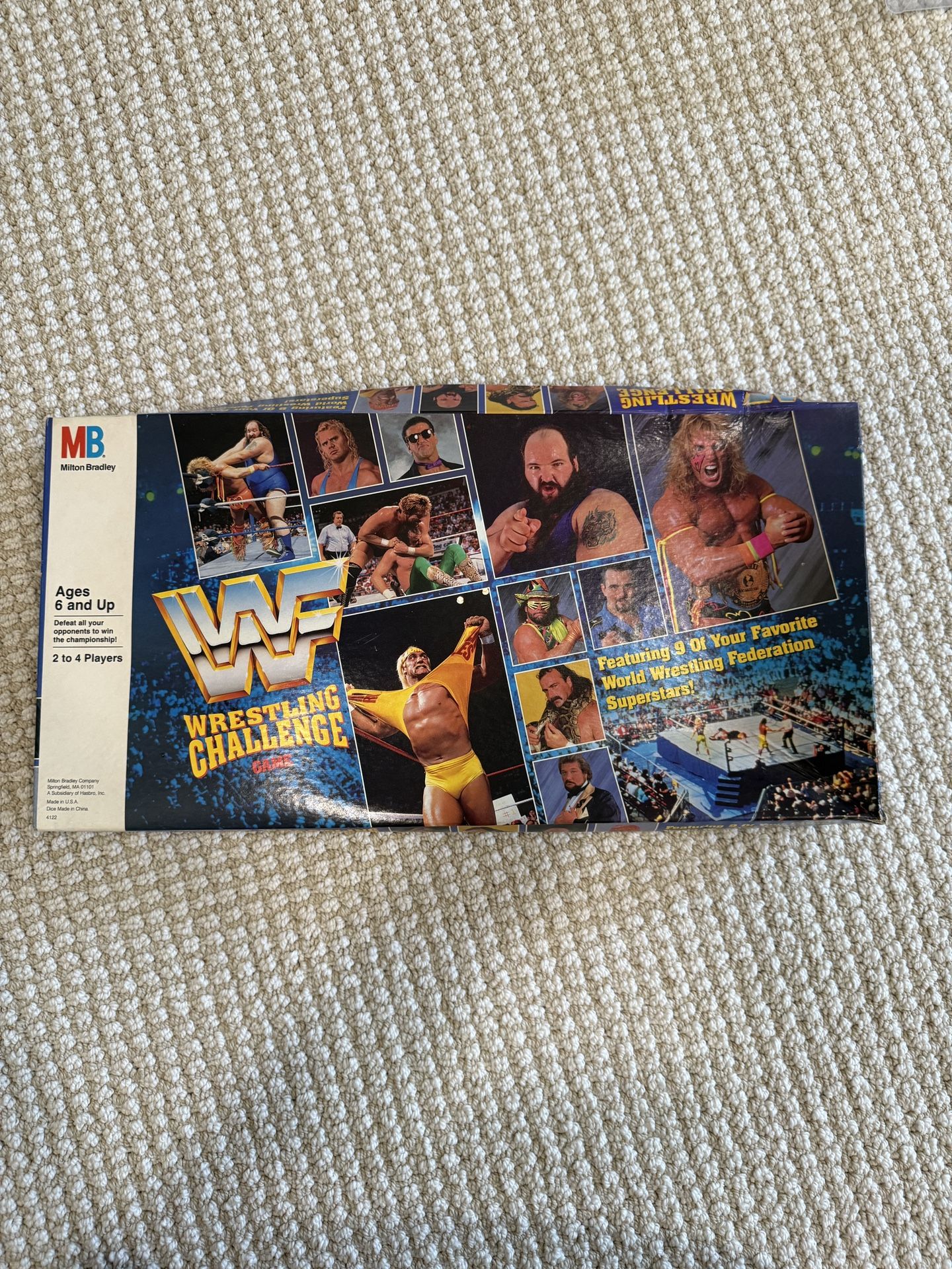 Vintage WWF Wrestling Challenge Board Game 1990