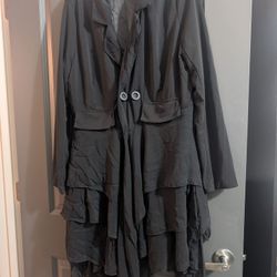 New Women's Pyramid Collection Goth Black Jacket XL