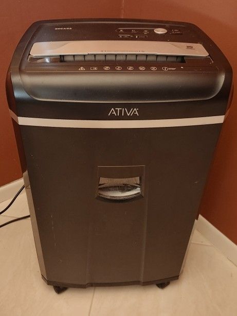 Ativa Paper Shredder Large 2ft Tall OBO
