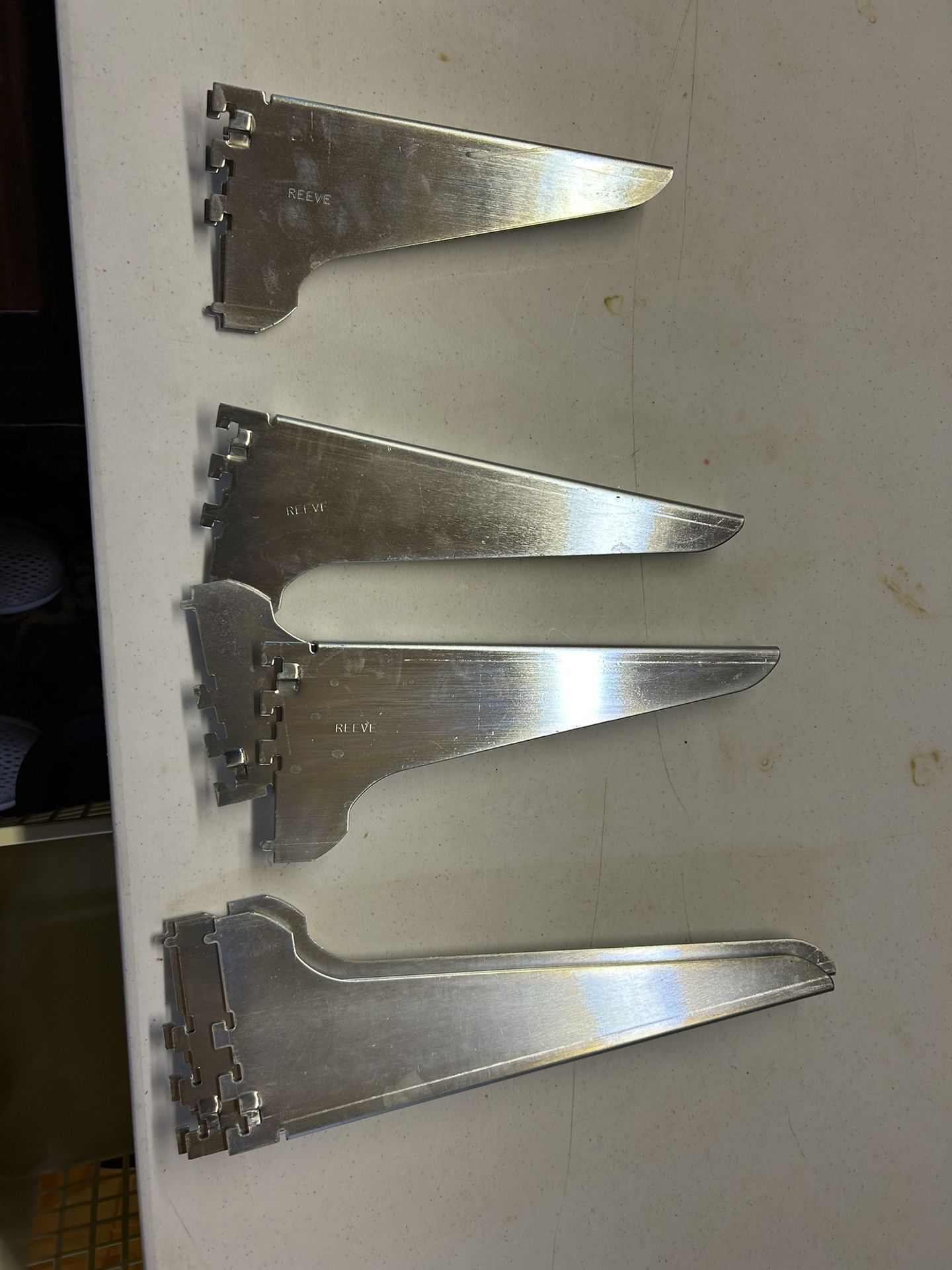 Bin Full Of Shelf Brackets 14", 12", 10"