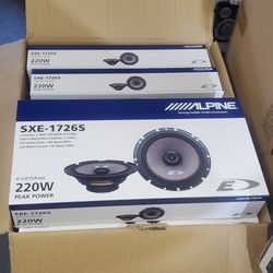 ALPINE 6 1/2 DOOR SPEAKERS