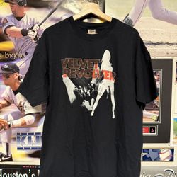 Vintage 2005 Velvet Revolver USA Tour Short Sleeve T-Shirt Men’s Size XL Black  