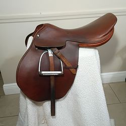 17.5" Vintage Hartley Galaxie English Saddle Package
