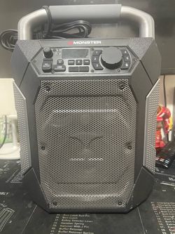 Monster portable speaker