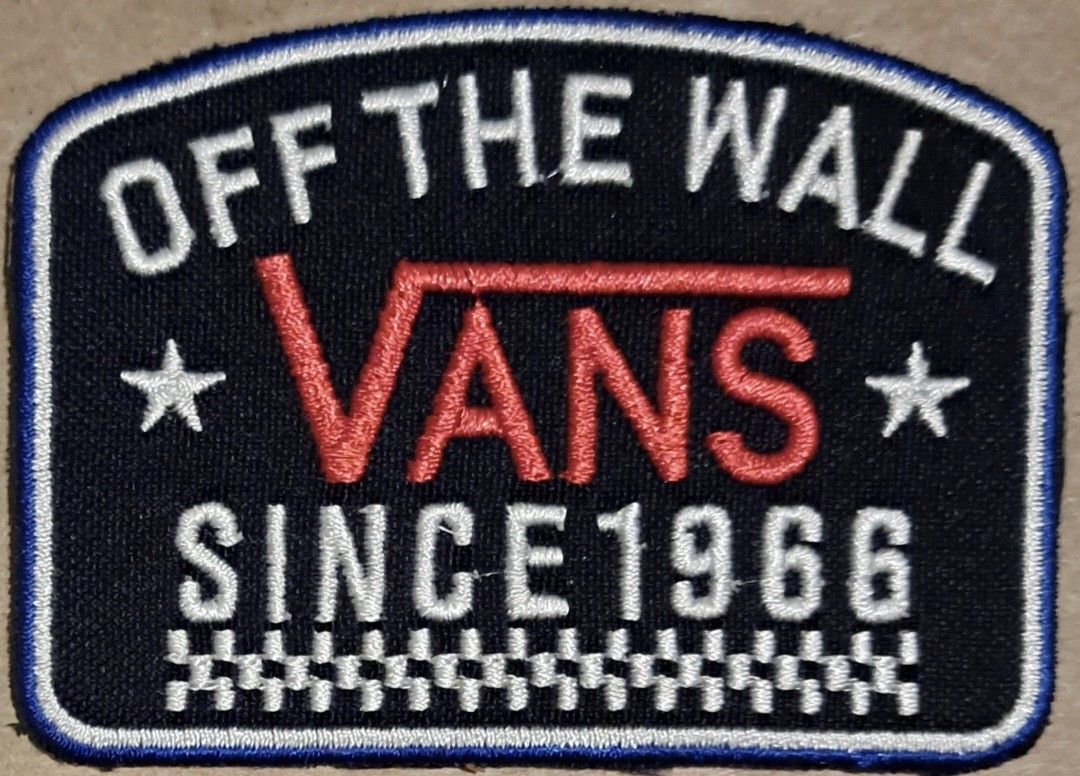 Vans embroidered Iron on patch 6 pcs.