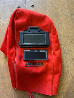 Jackson welding hood and auto darkening lens