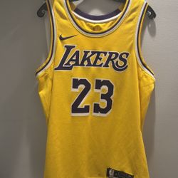 LeBron James Los Angeles Lakers Swingman Jersey - Size 48 (Large) - Nike NBA