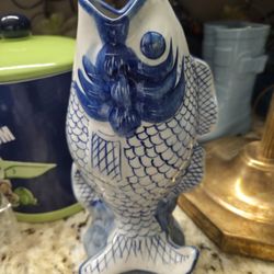 Connectible i'm blue ceramic fish