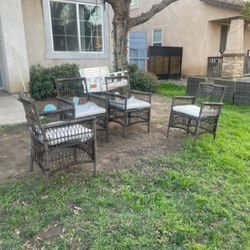 Four-piece Patio Chairs Outdoor Chairs Patio Furniture Set 🆕🚛🚎🆕