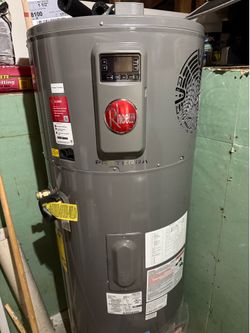Rheem 65 gal ProTerra hybrid electric heat pump water heater