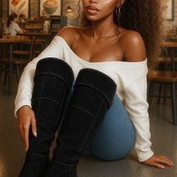 Over-the-Knee UGG Boots Barely Worn – Size 9