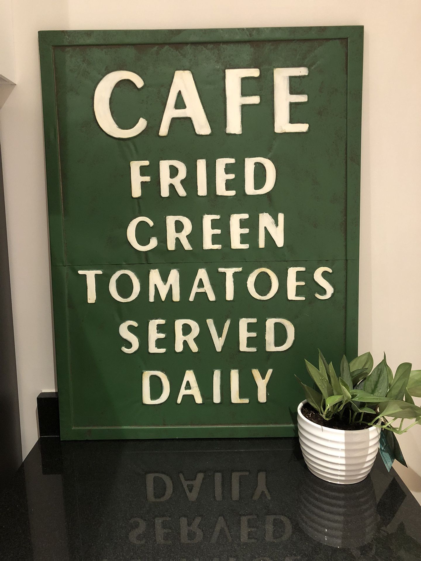Fried Green Tomatoes Metal Sign