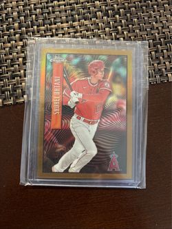 2022 Topps Chrome Sonic - SSP Exposé Shohei Ohtani #EX-9 Gold /50