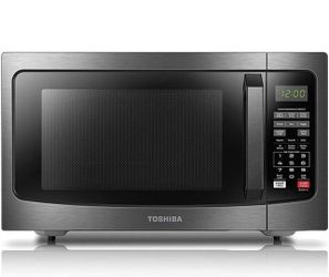 TOSHIBA EM131A5C-BS Countertop Microwave Ovens 1.2 Cu Ft, 12.4" Removable Turntable Smart