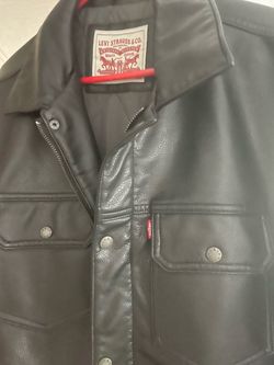 Levi's Faux Leather Trucker Jacket