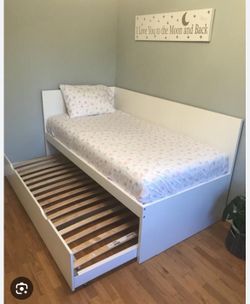 Twin Flaxa Bed frame (IKEA) for Sale in Los Angeles, CA - OfferUp