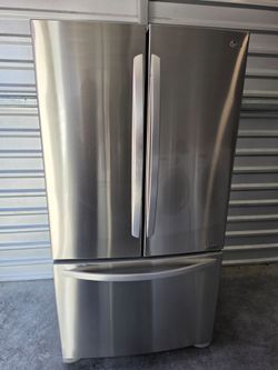 LG STAINLESS STEEL FRIDGE