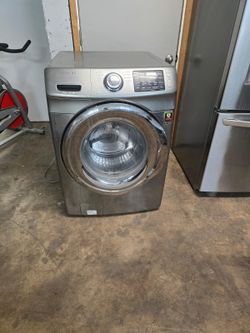 samsung front load stainless steel heavy duty large capacity washer machine.