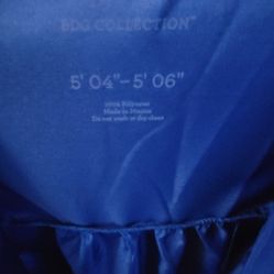 Blue Graduation Cap And Gown