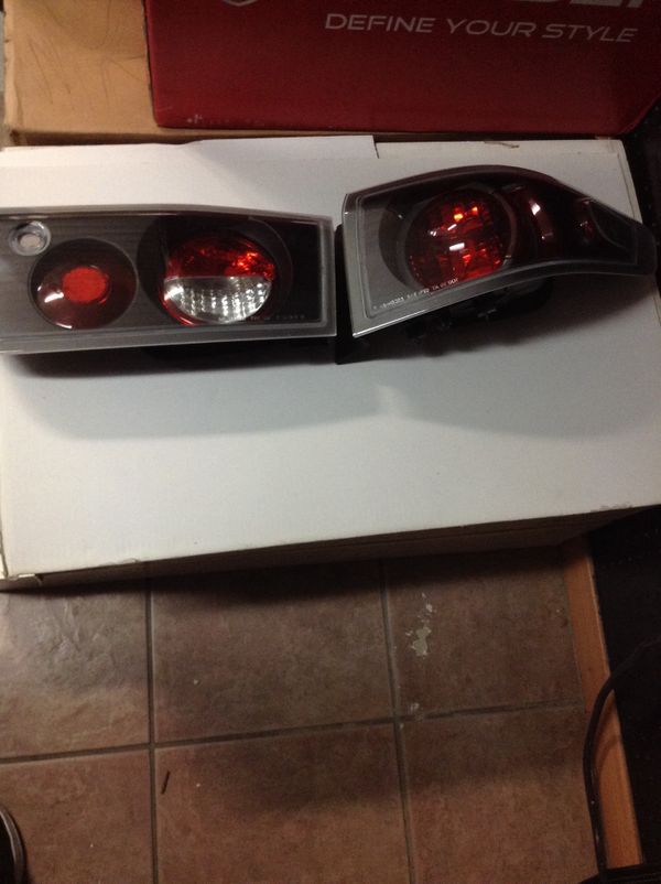Honda Accord Set Of 4 Tail Lights New Black 03 04 For Honda Accord Set Of 4 Tail Lights New Black 03 04