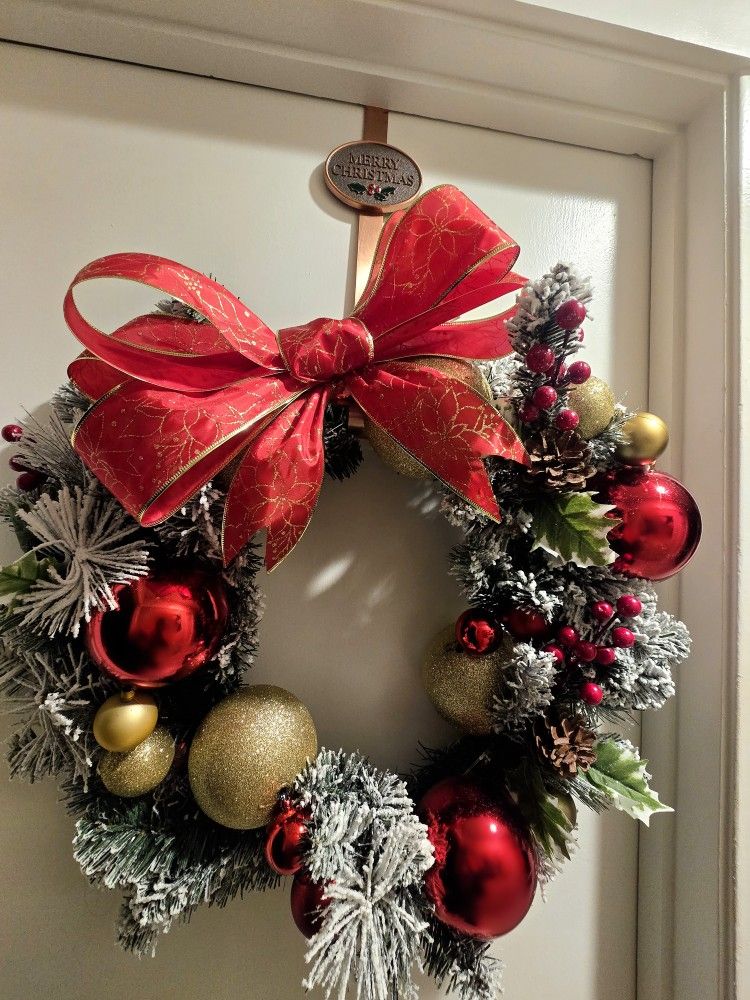 Christmas Wreath With Light